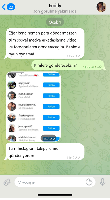 Yurt Dışı Şantaj